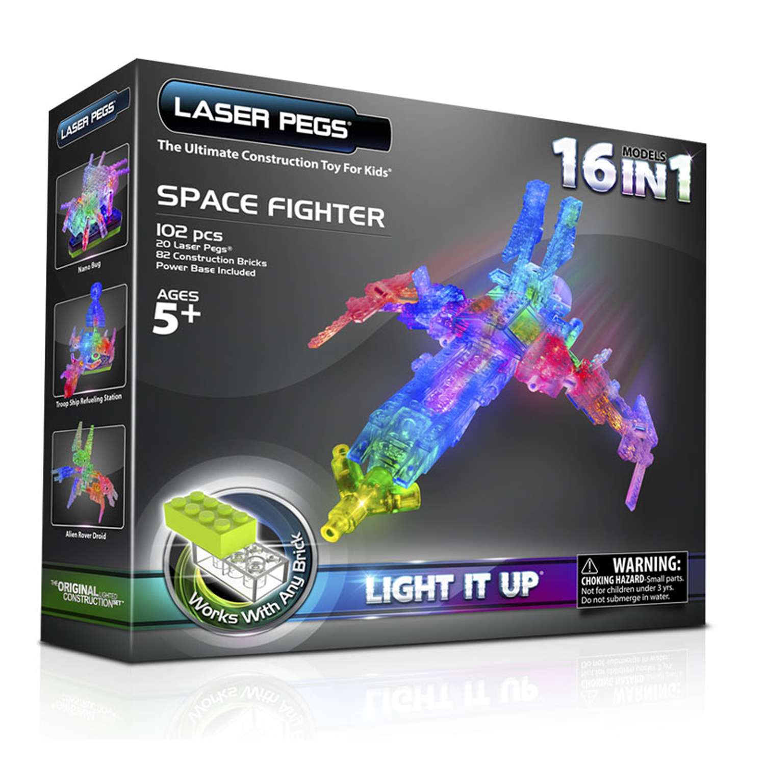 Конструктор Laser Pegs блочный - фото 1