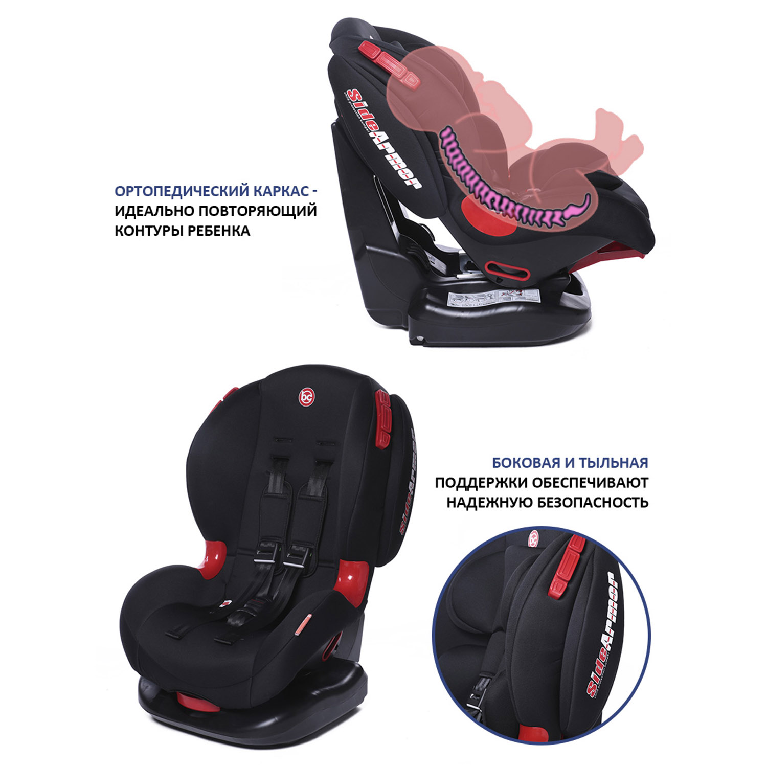 Автокресло BabyCare 1/2 (9-25 кг) - фото 7