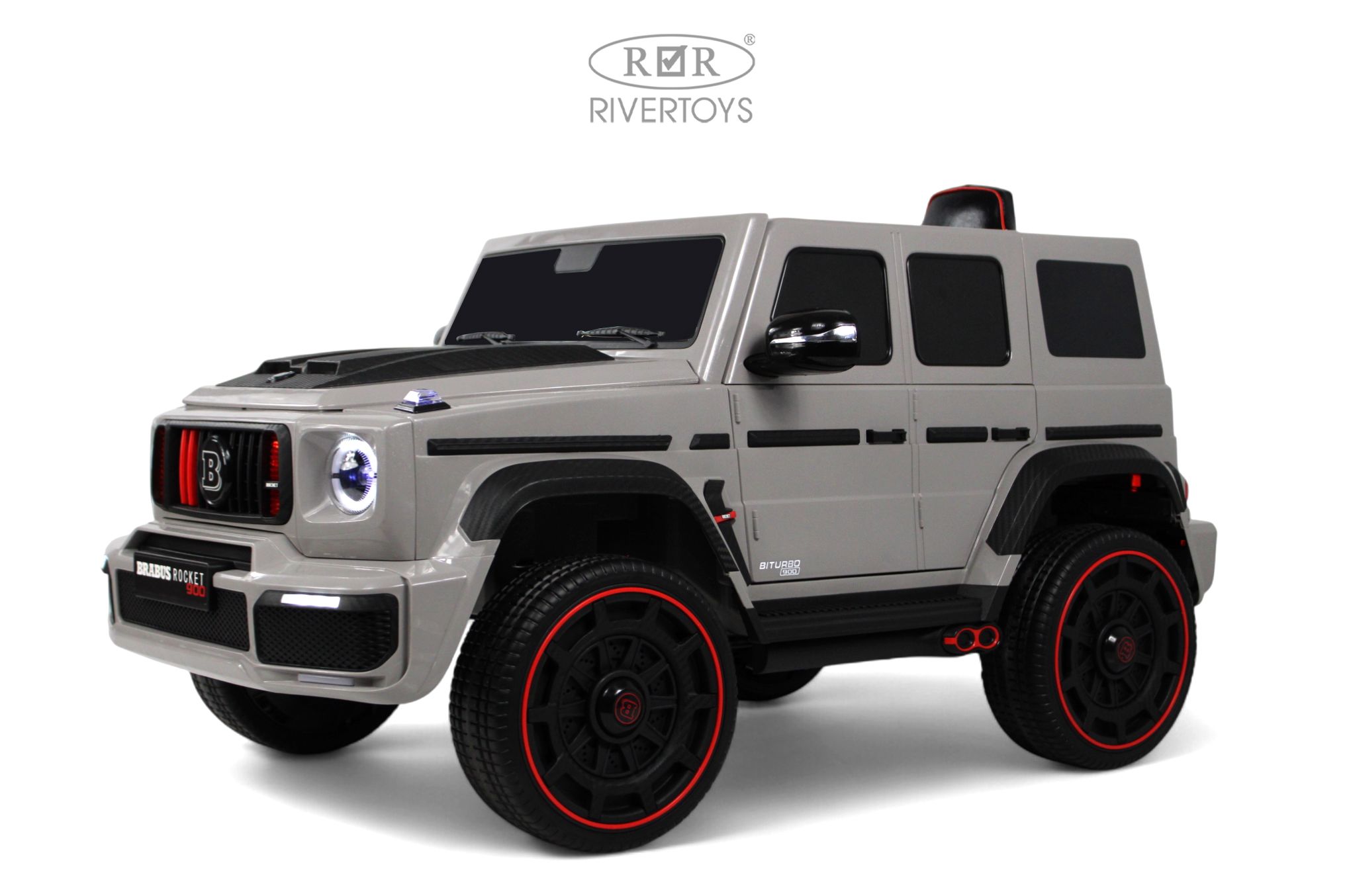 Электромобиль RIVERTOYS Mercedes Z999ZZ-GREY С пультом ДУ - фото 1
