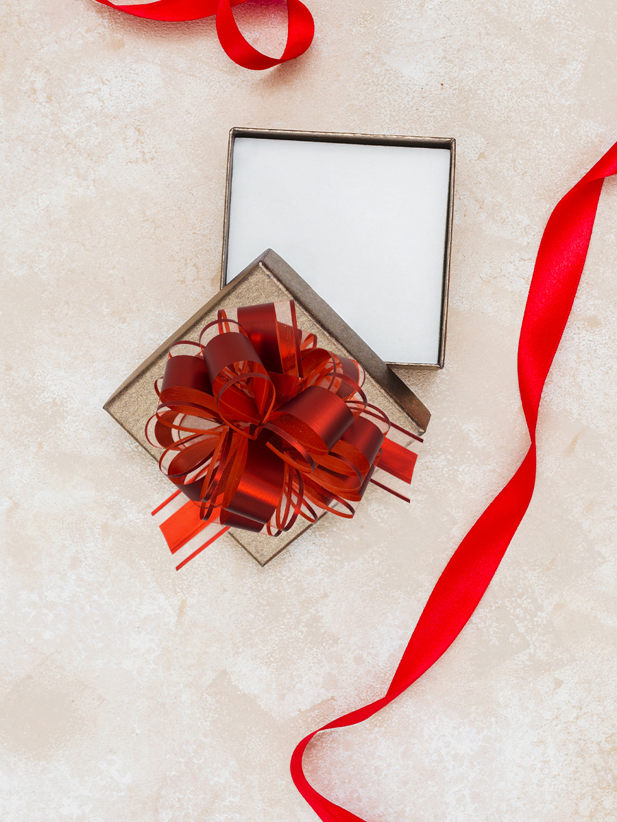 Банты AXLER набор бантиков для подарков 4 шт на липучке - фото 5