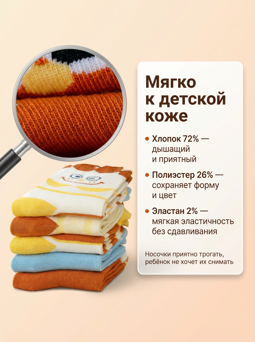 Носки 5 пар Bambooland Socks_Makdak - фото 3