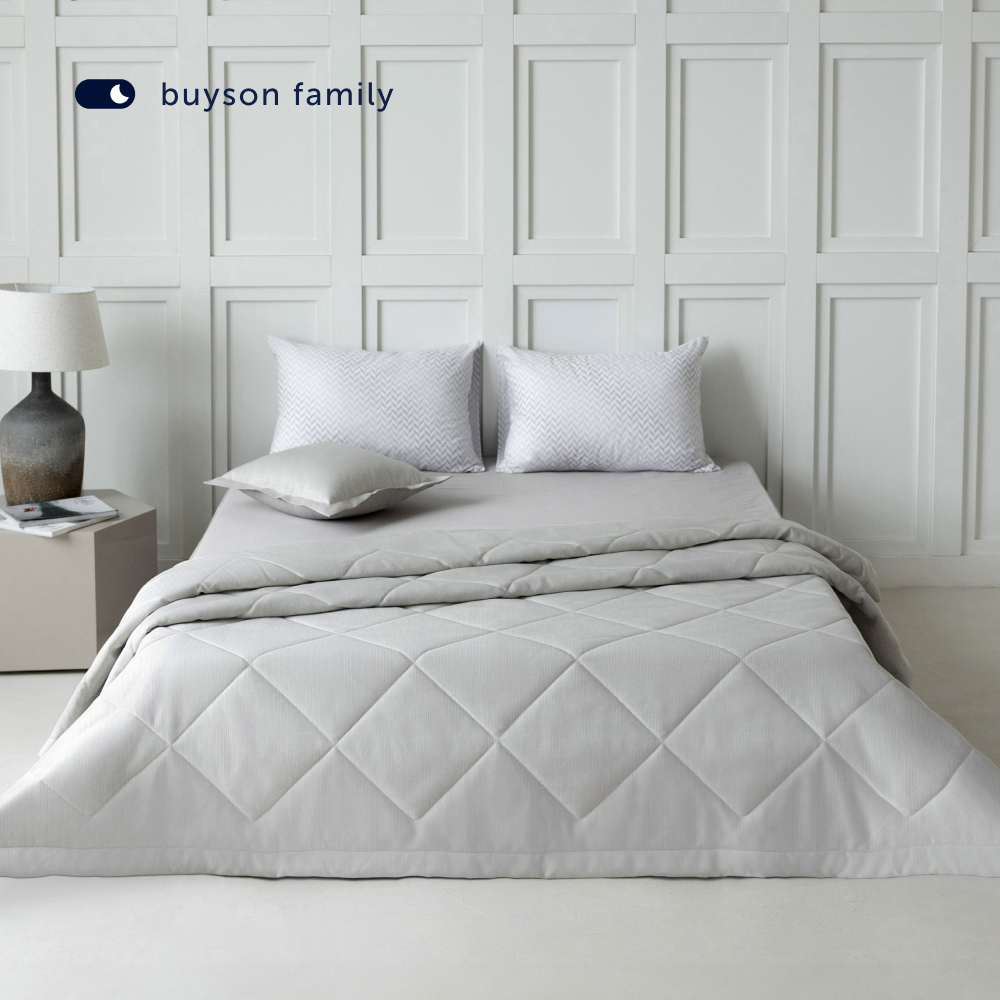 Комплект покрывало + наволочка buyson BuyFlora Cream 160х220/45х45 см - фото 7