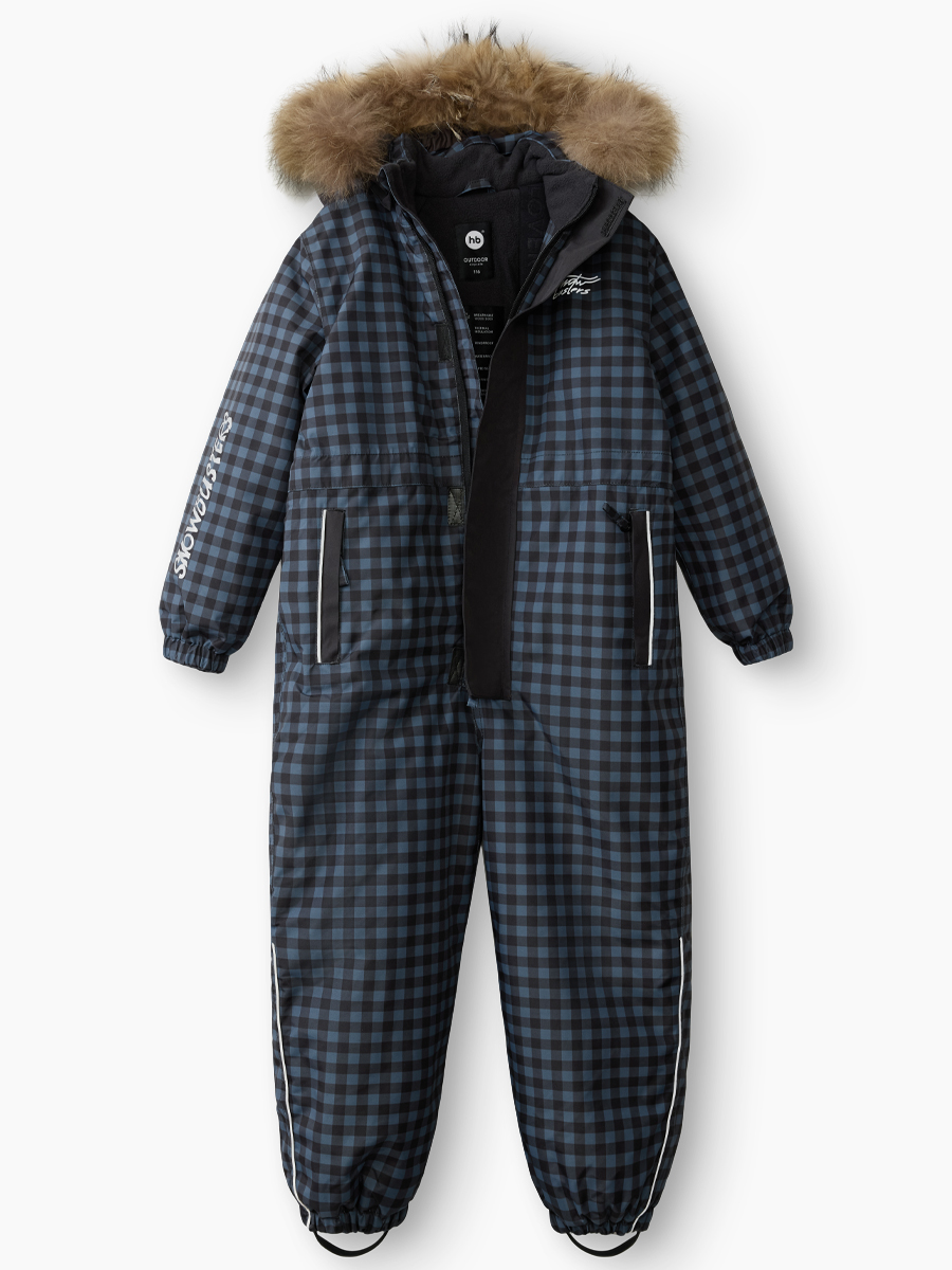 Комбинезон Happy Baby 89113-1_grey(checkered) - фото 2