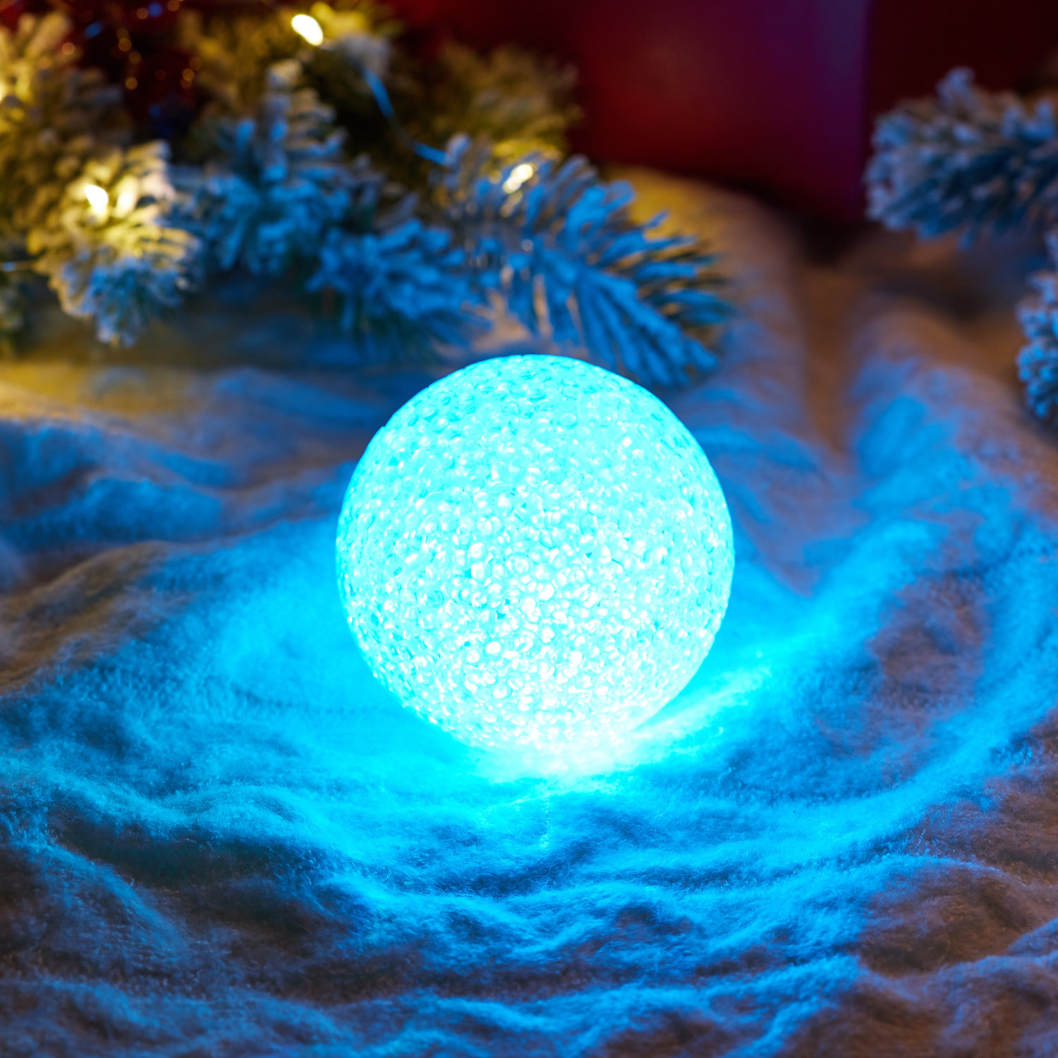 Светодиодная декоративная фигурка-ночник NEON-NIGHT Снежок 513-011 - фото 6