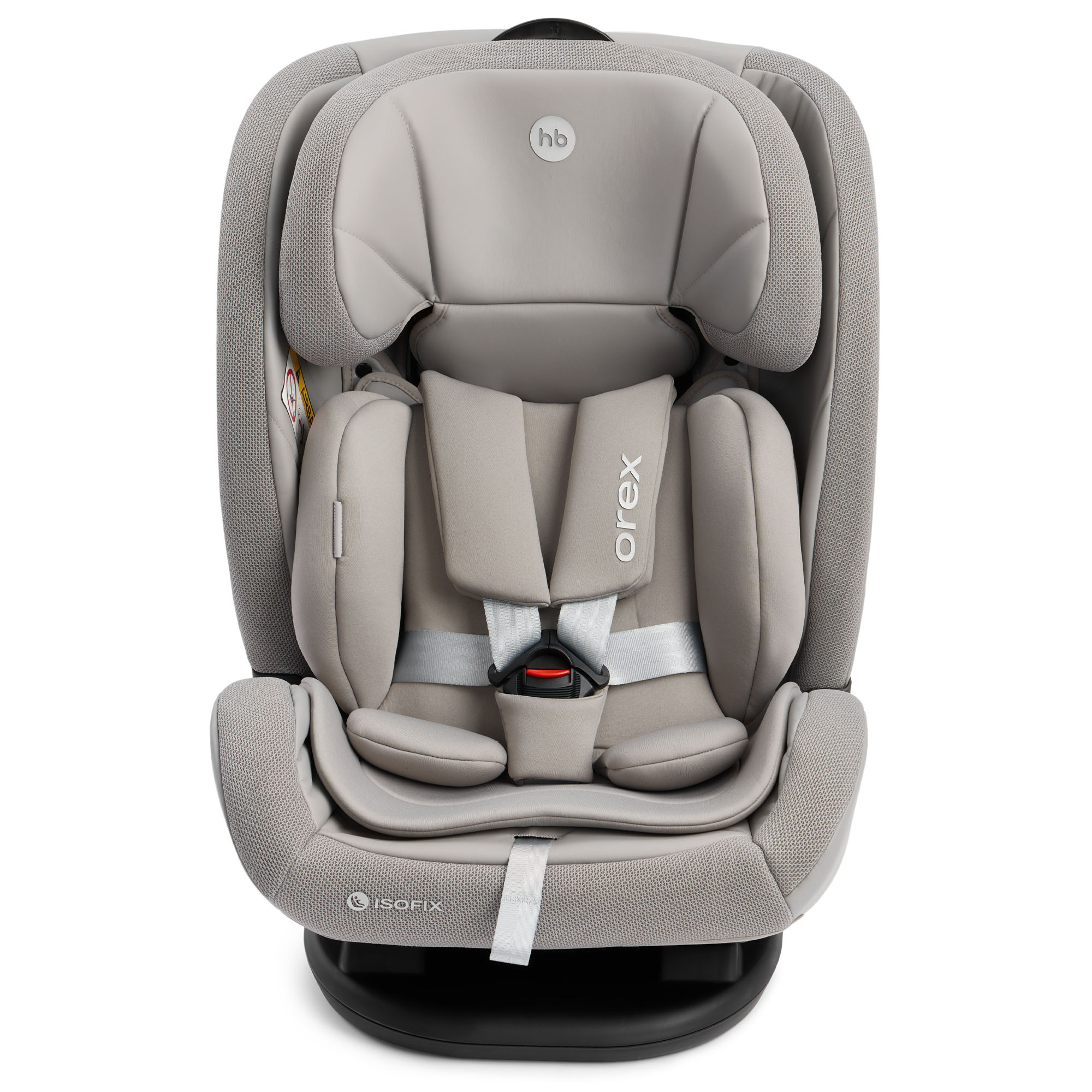 Автокресло Happy Baby Orex Isofix 0+/1/2/3 (0-36 кг) серый - фото 20