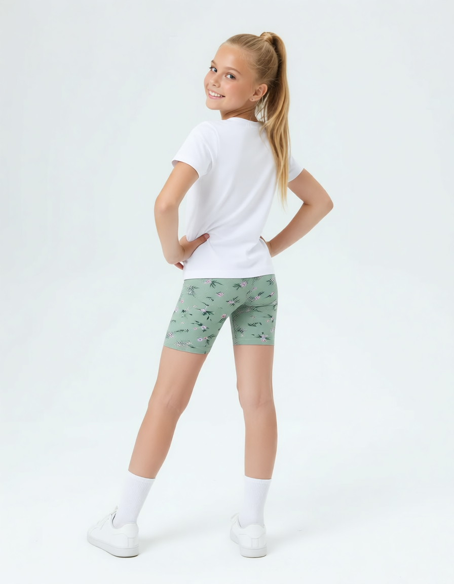 Велосипедки Персона Junior Сказочные цветы мята - фото 4