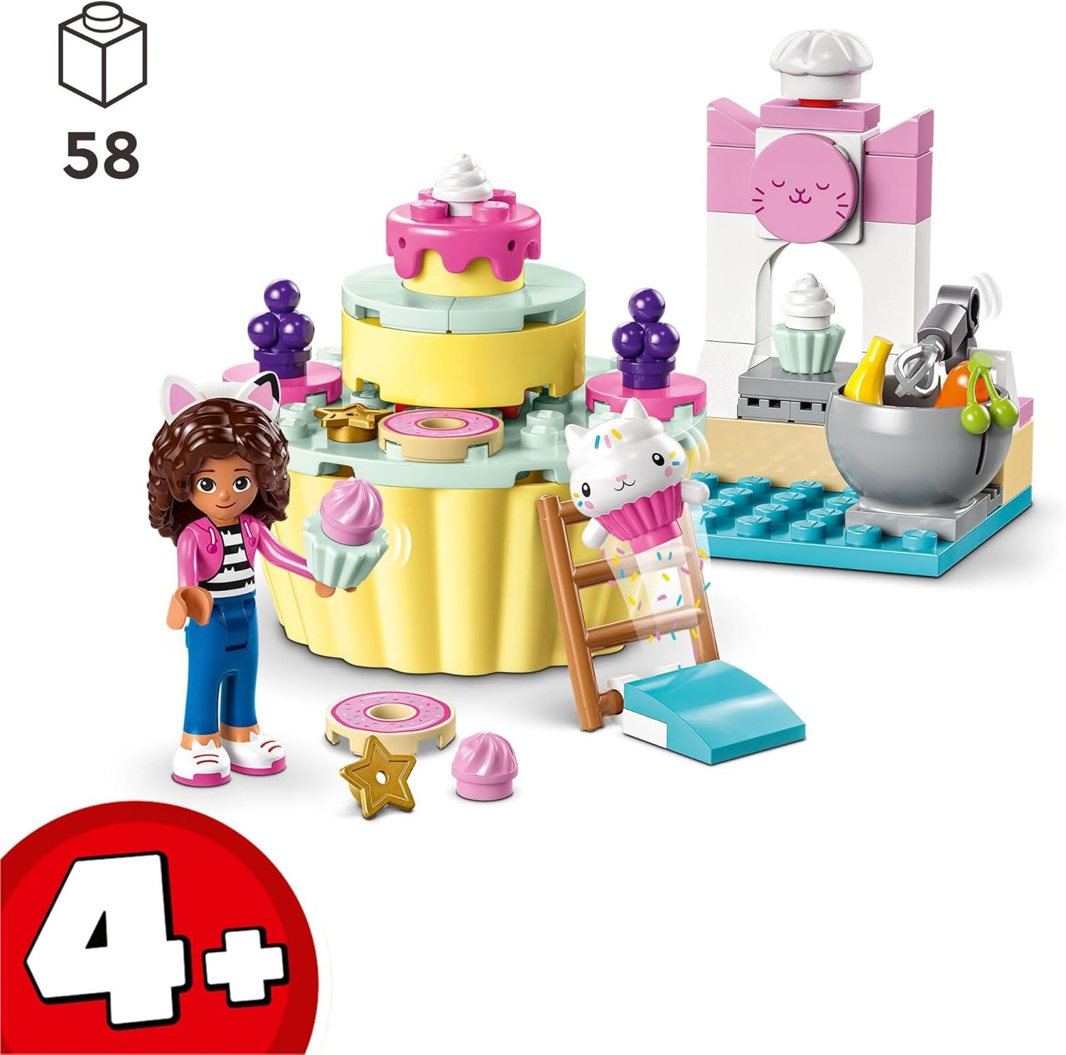 Конструктор LEGO Gabbys Dollhouse Bakey with Cakey Fun 58 дет. - фото 2