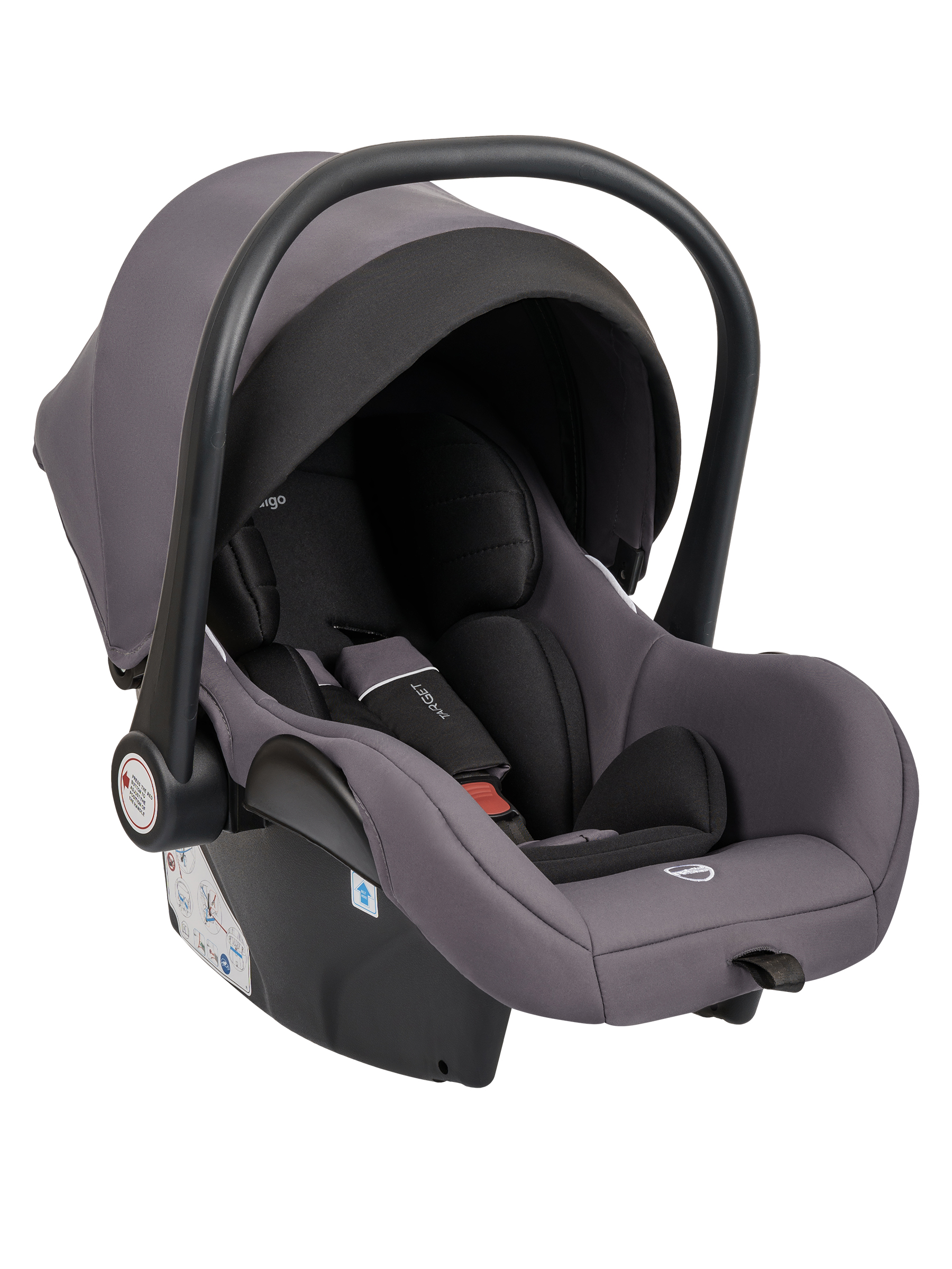 Коляска трансформер Indigo Target 3в1 серый - фото 25