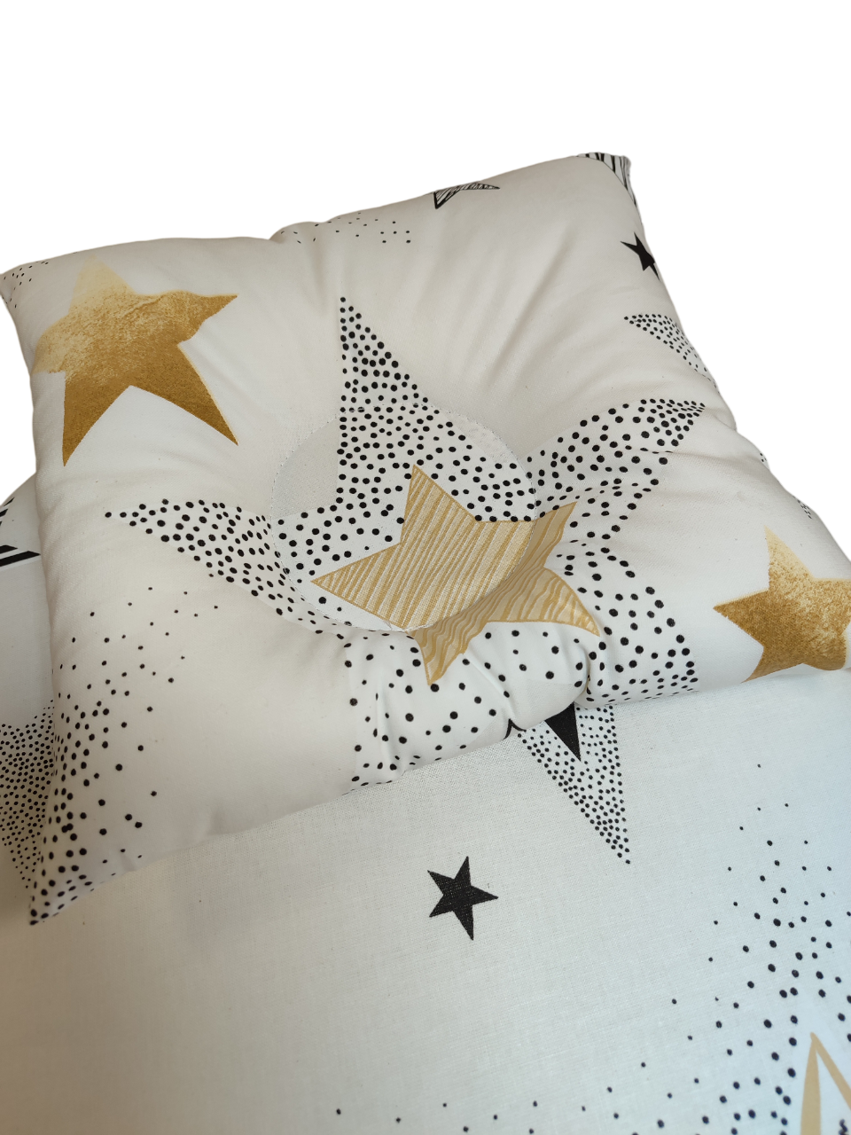 Подушка для новорожденных ЗАСЫПАЙКА рисунок звездопад 24 x 27 см - фото 7