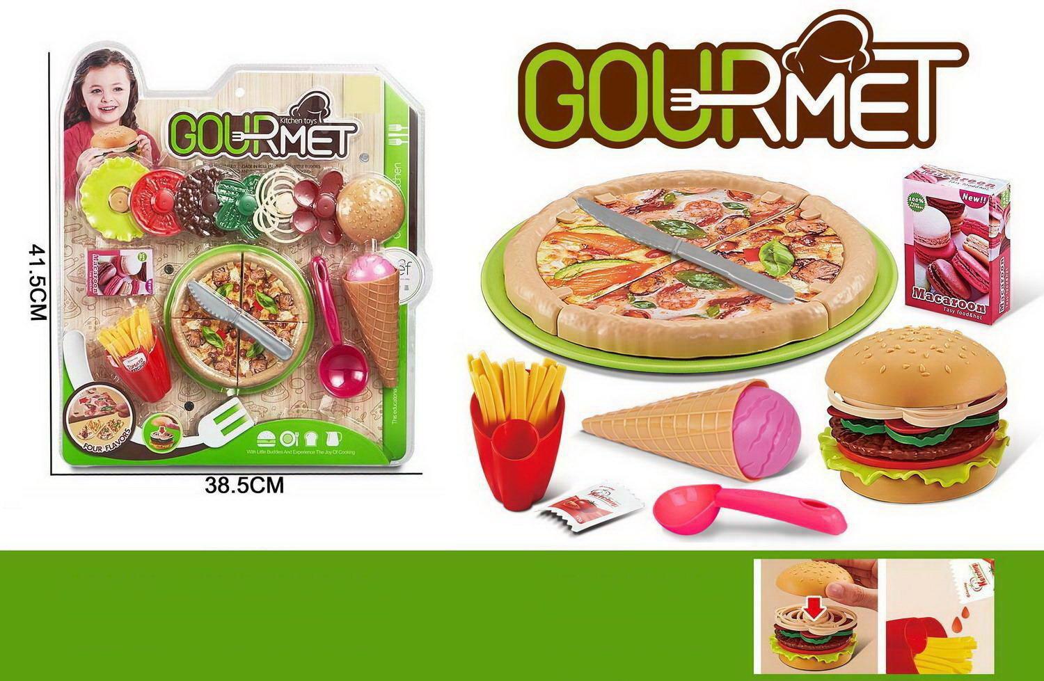Игровой набор Abtoys продукты, прилавок, касса, тележки и корзинки - фото 4