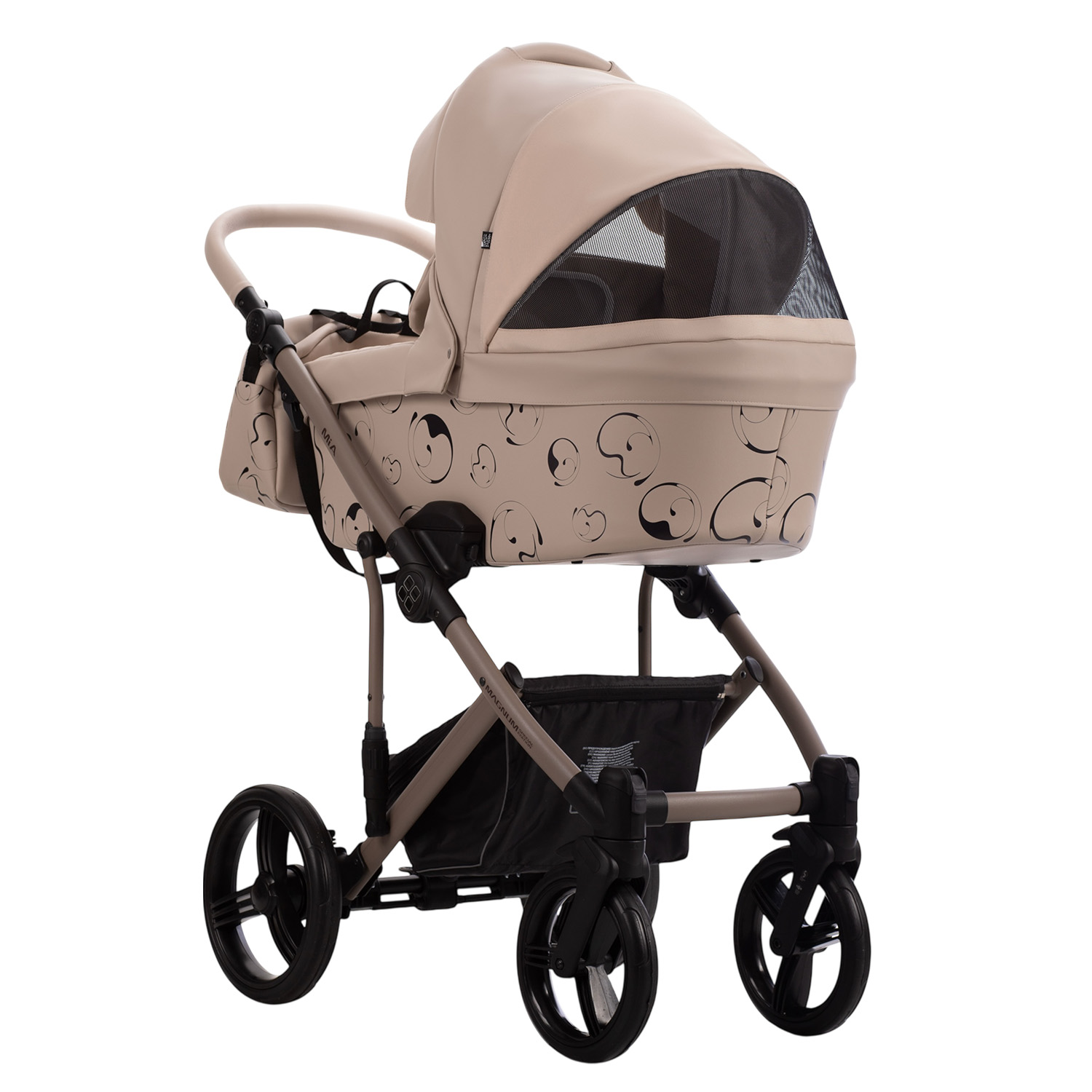 Коляска 2в1 Bebetto Magnum Light SE Pro бежевый - фото 5