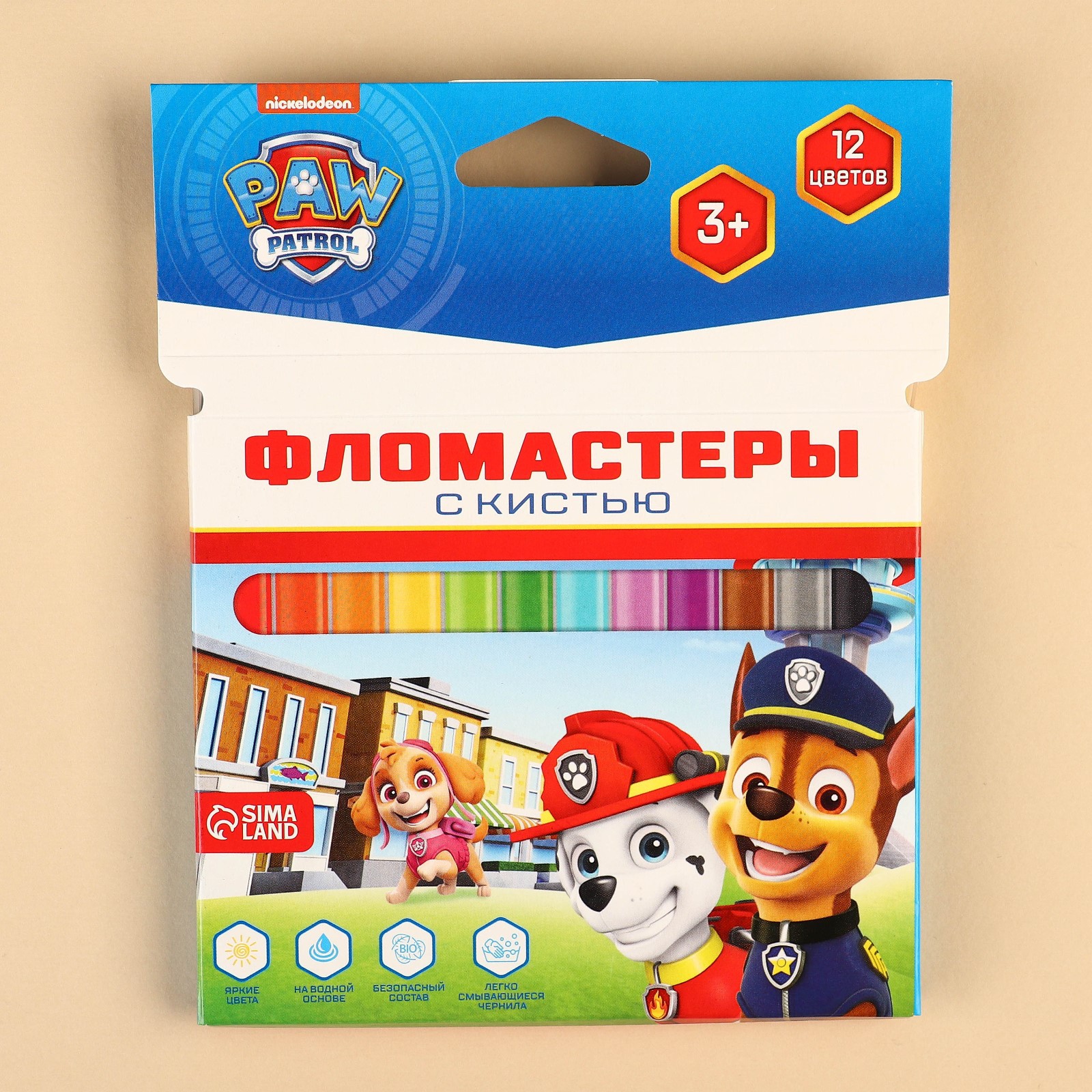 Фломастеры Paw Patrol 12 шт. - фото 5