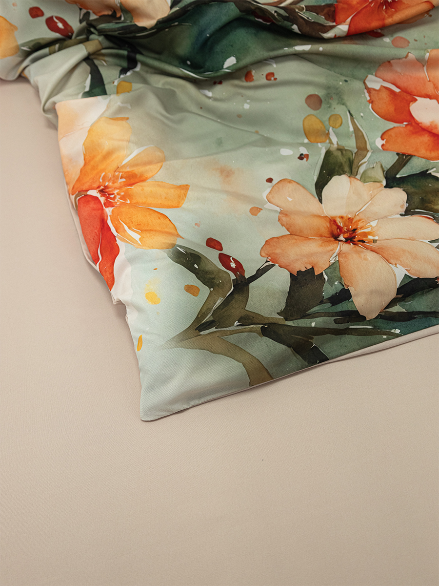Комплект постельного белья MCotton 1.5-спальный Карлота полутораспальный 4 предм. - фото 7
