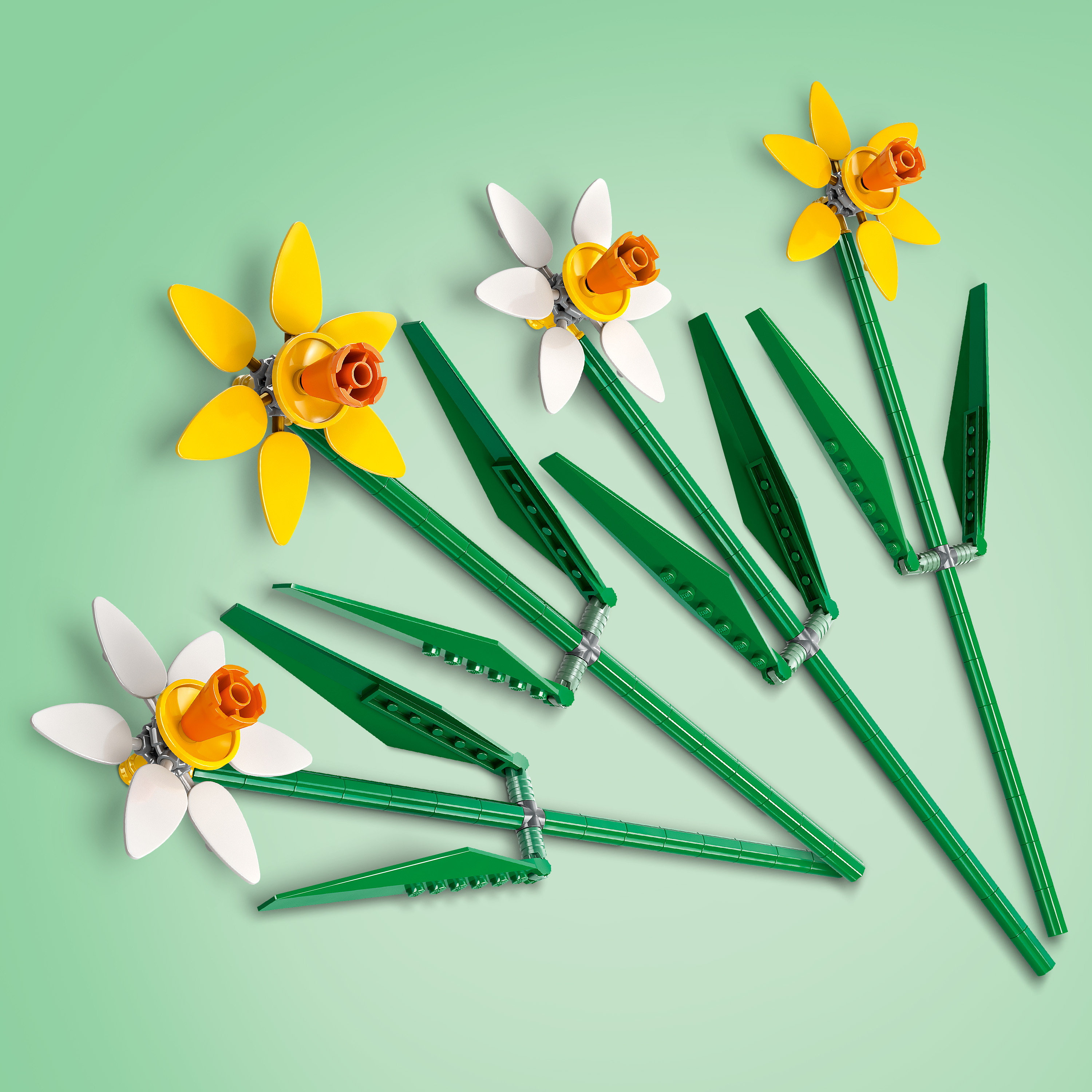 Конструктор LEGO Botanicals Нарциссы блочный - фото 5
