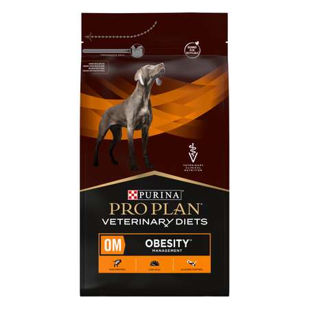 Корм для собак Purina Pro Plan Veterinary diets OM при ожирении 3кг