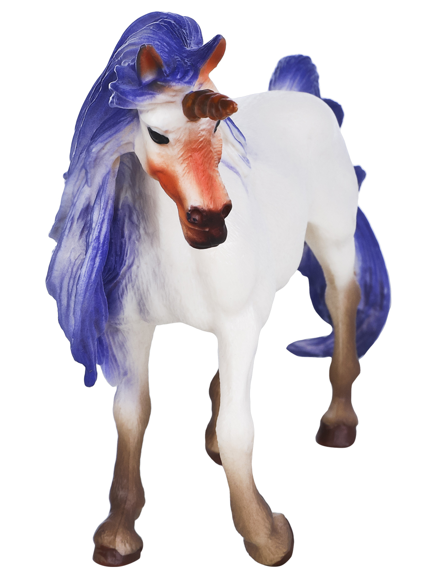 Фигурка Masai Mara Белый единорог с синей гривой - фото 5