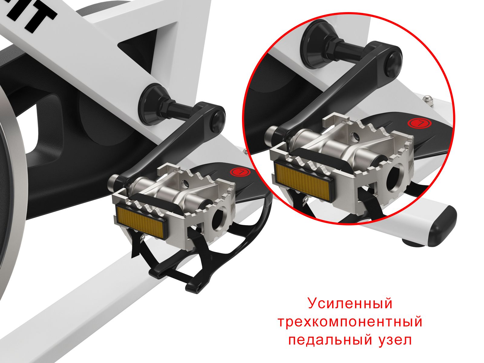 Спин-байк UNIX Fit SB-460P колодочная до 110 кг - фото 6