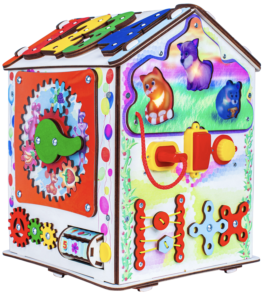 Игрушка Jolly Kids бизиборд Смайлик - фото 7