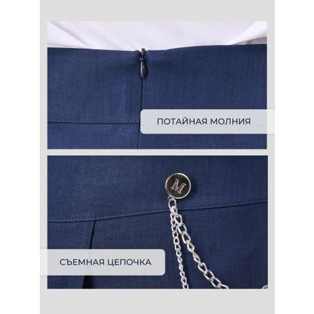 Юбка-шорты СИНЯЯ МОДА