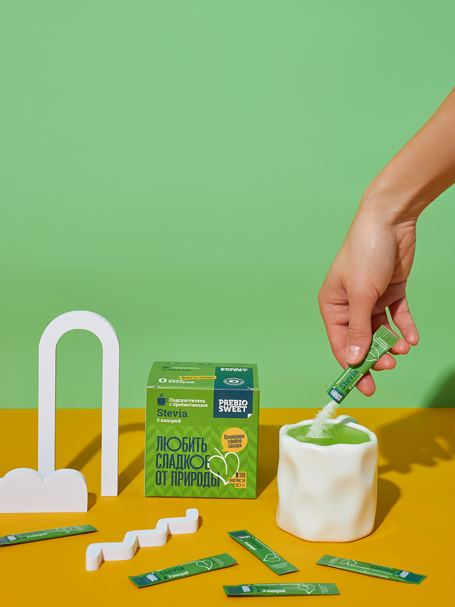 Сахарозаменитель Пребиосвит Стевия (Prebiosweet Stevia) набор 3*100 шт - фото 3