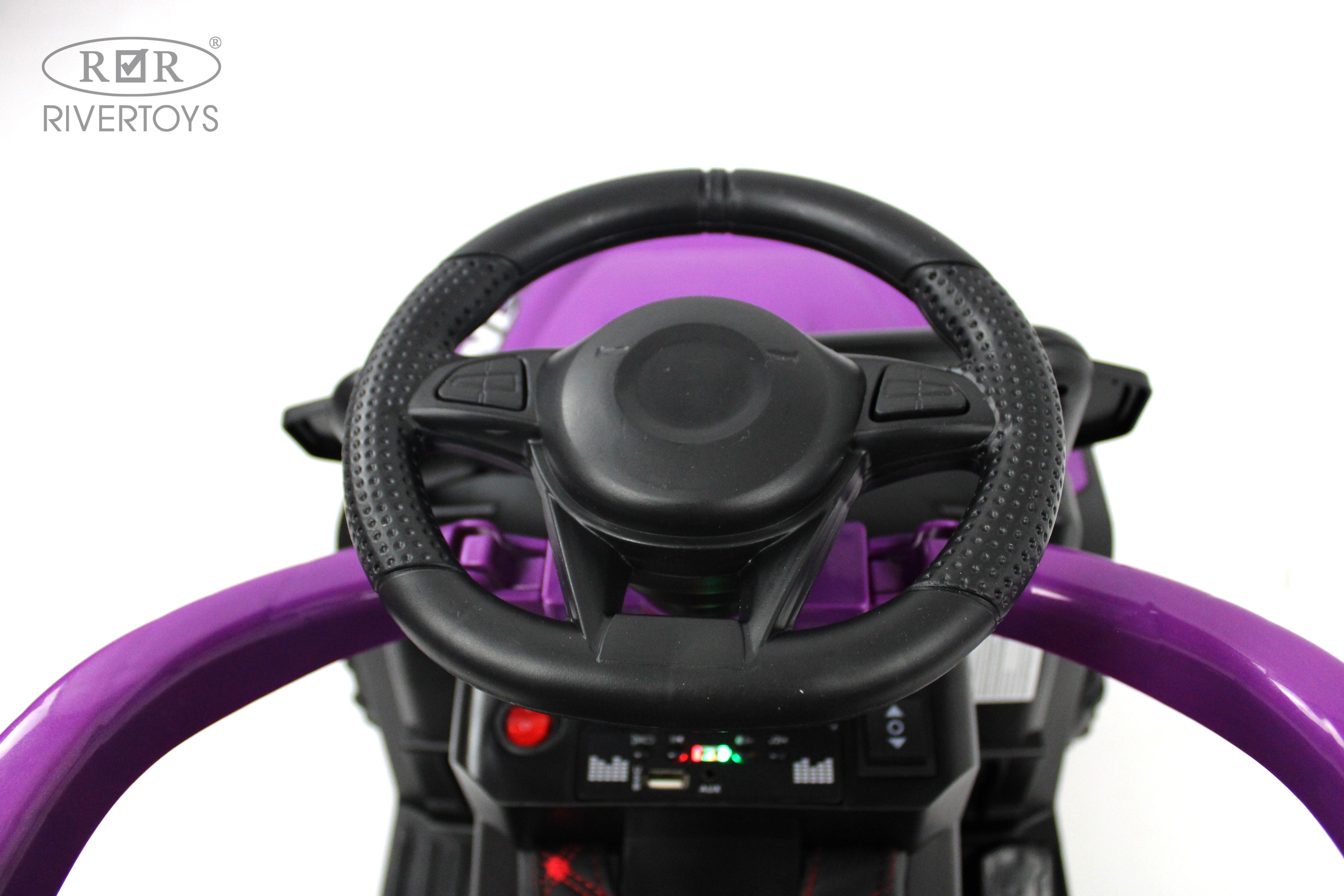 Электромобиль RIVERTOYS G005GG-VIOLET С пультом ДУ - фото 16