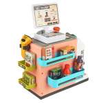 Игровой набор Veld Co тележки и корзинки, прилавок, касса, продукты