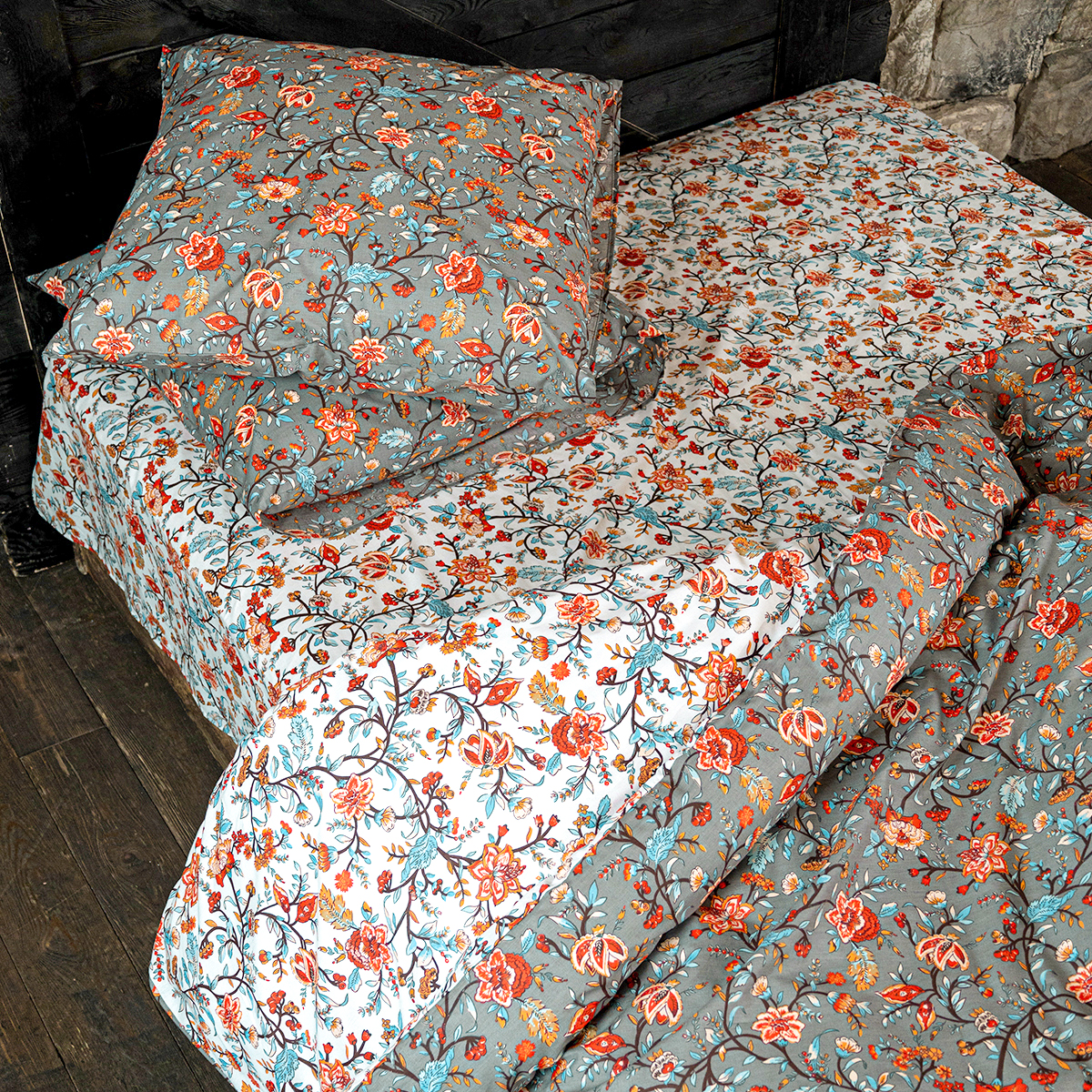 Комплект постельного белья BRAVO Лиода полутораспальный 4 предм. - фото 6