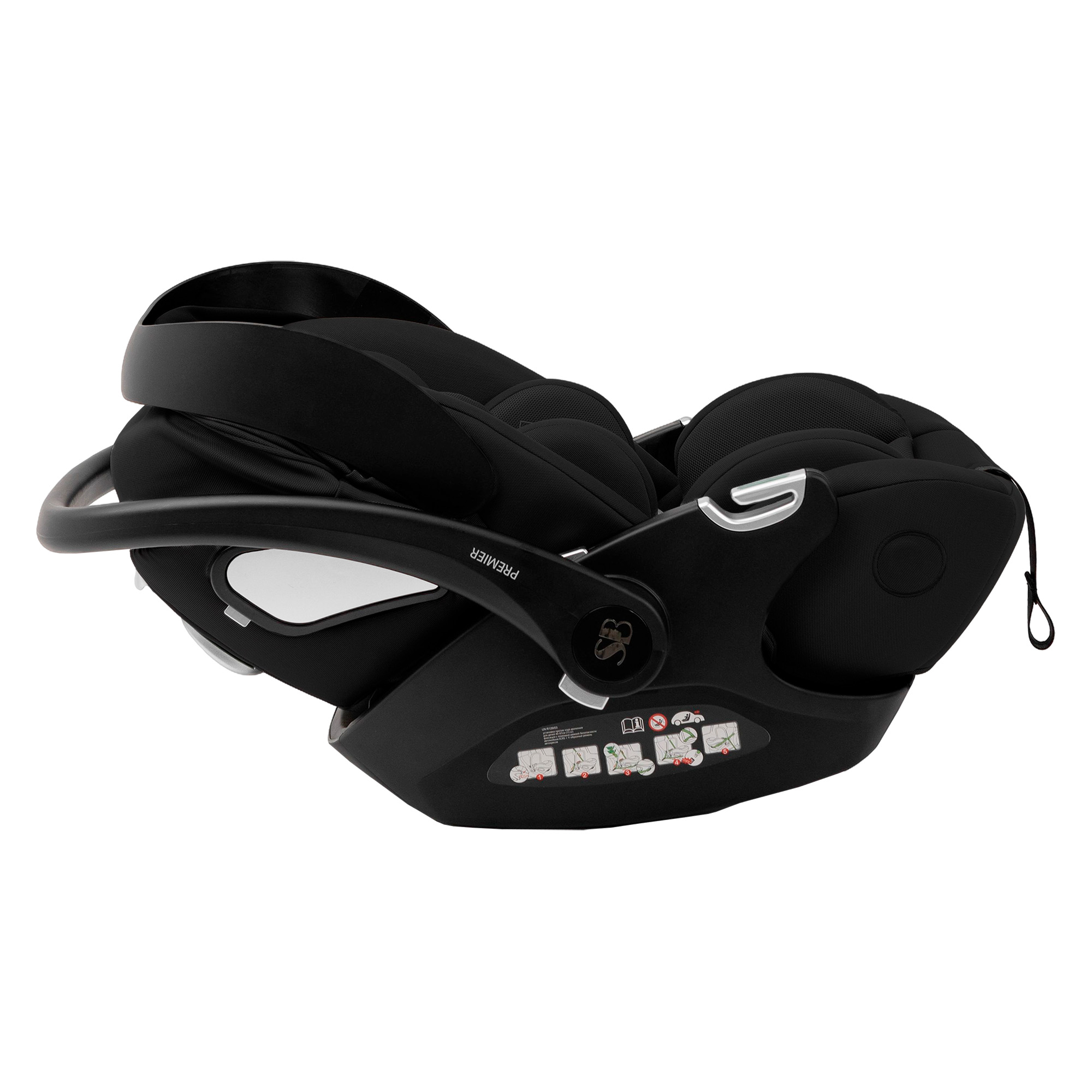 Автокресло Sweet Baby Premier WG06 Pro Black 0 (0 -13 кг) черный - фото 17