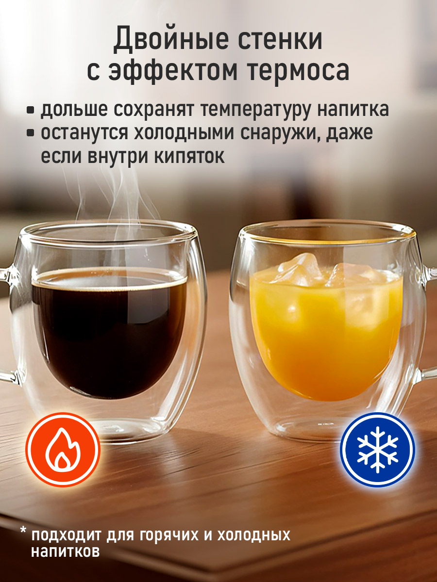 Прозрачные кружки MARTA MT-GD3907A - фото 9