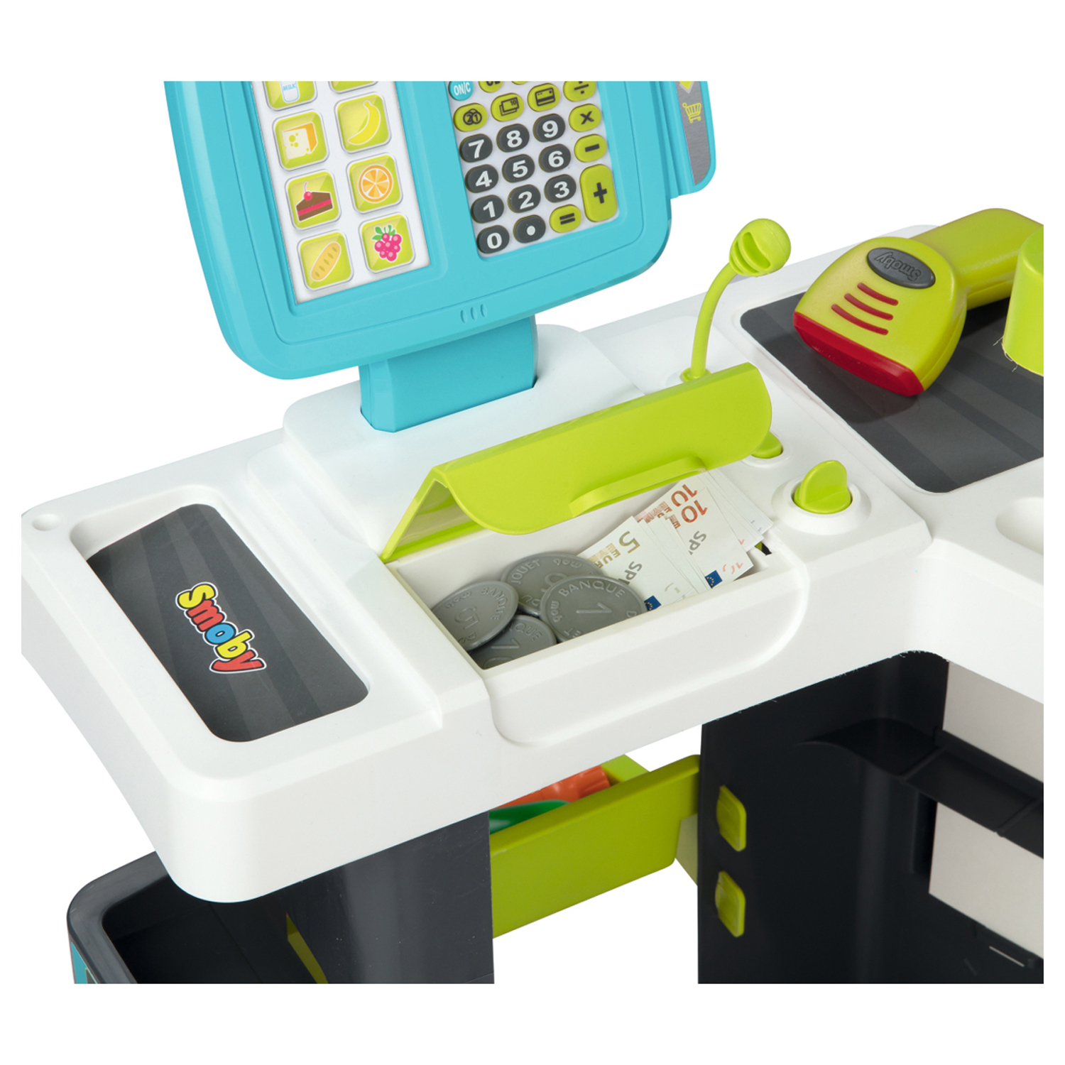 Игровой набор Smoby тележки и корзинки, касса, продукты - фото 4