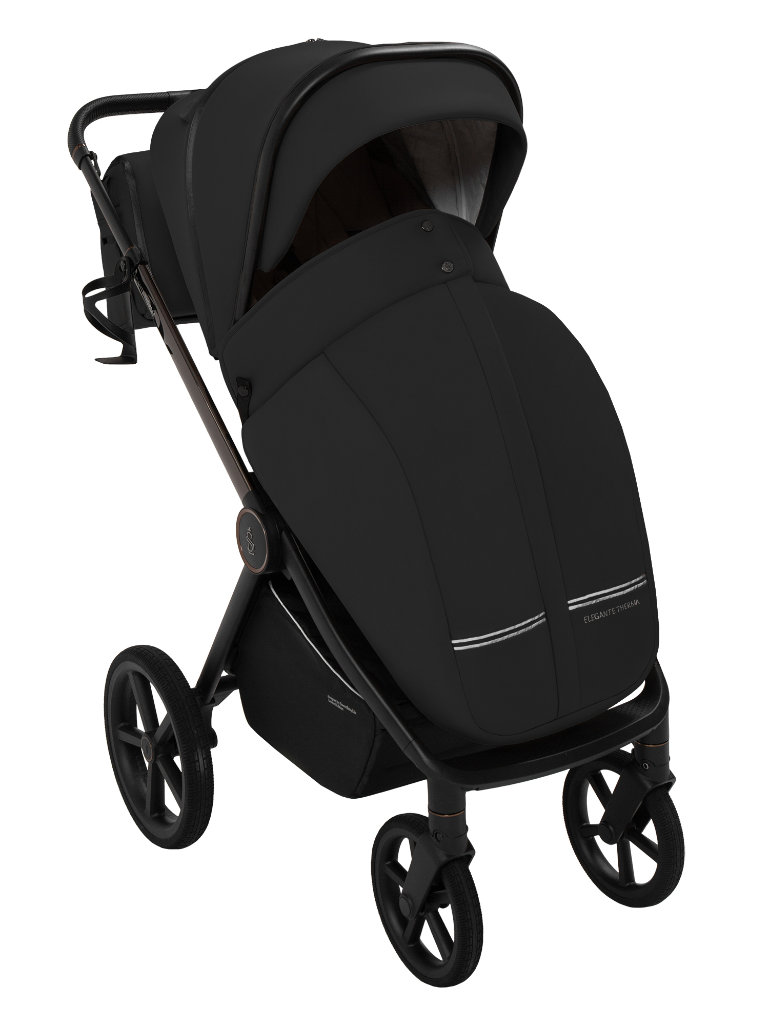 Коляска 2в1 Sweet Baby SBL Elegante Therma Black черный - фото 29