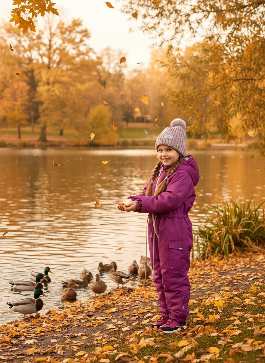 Комбинезон Arctic kids 30-029 фуксия - фото 2