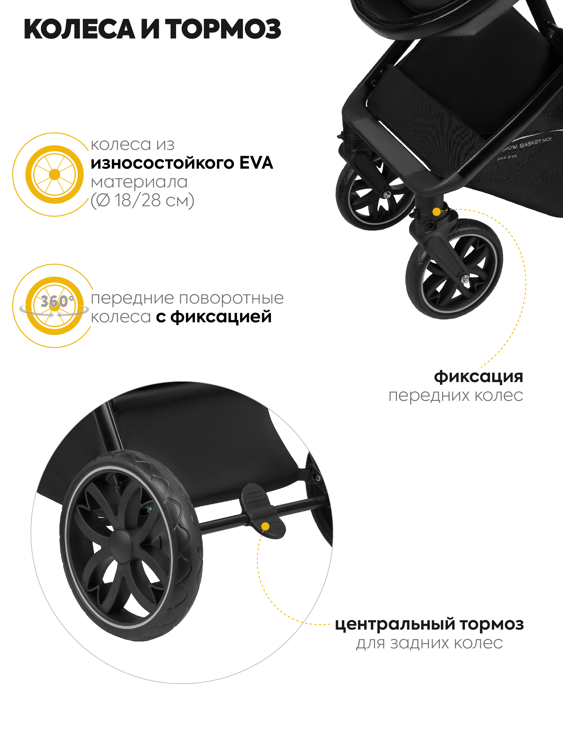 Коляска трансформер JOVOLA Folk W с утепленным вкладышем зеленый - фото 13