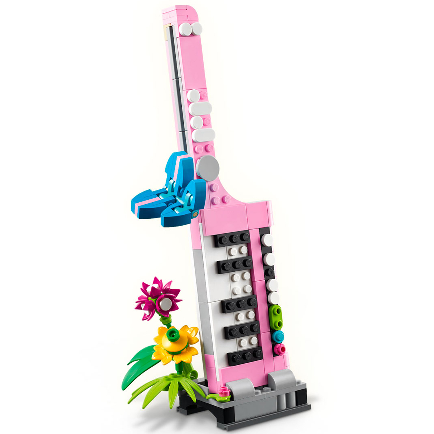 Конструктор LEGO Creator Печатная машинка с Цветами блочный - фото 4