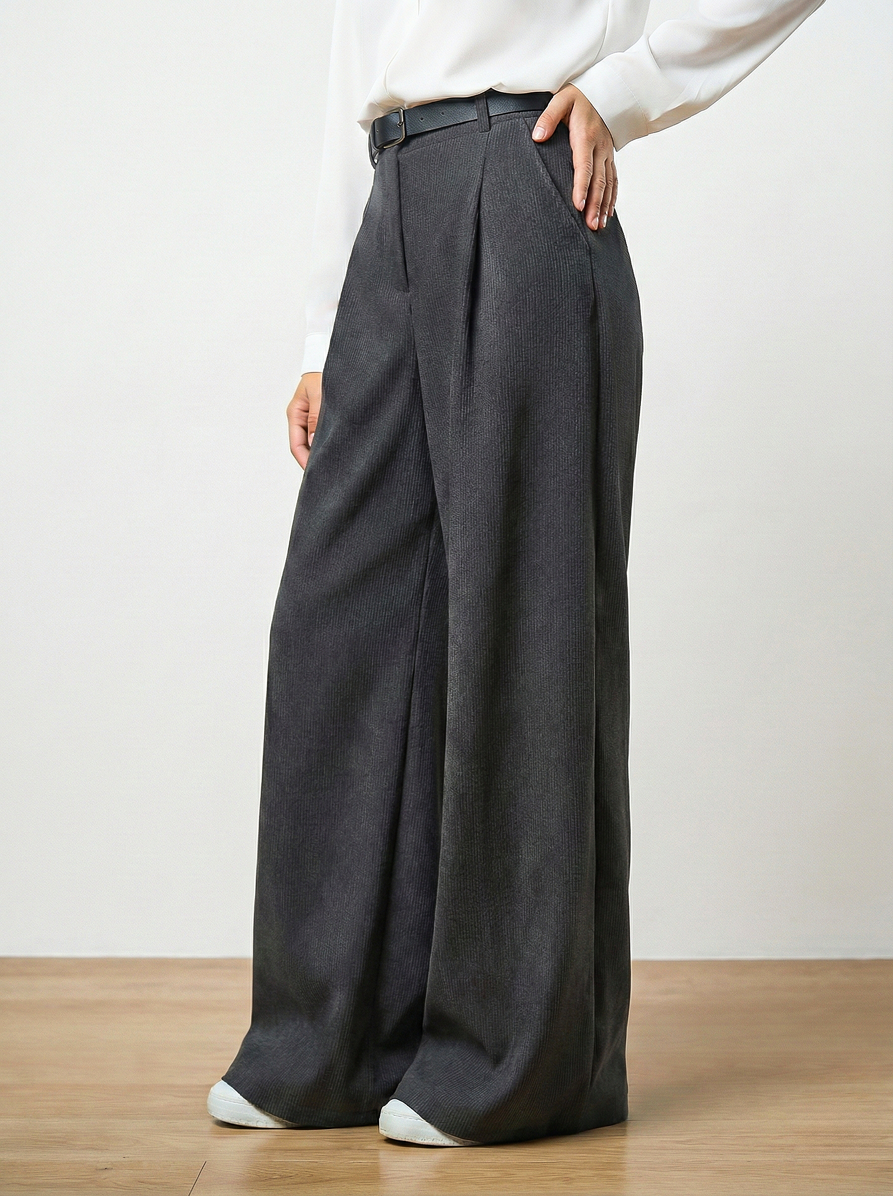 Брюки-палаццо СИНЯЯ МОДА W503A-G39 - фото 1