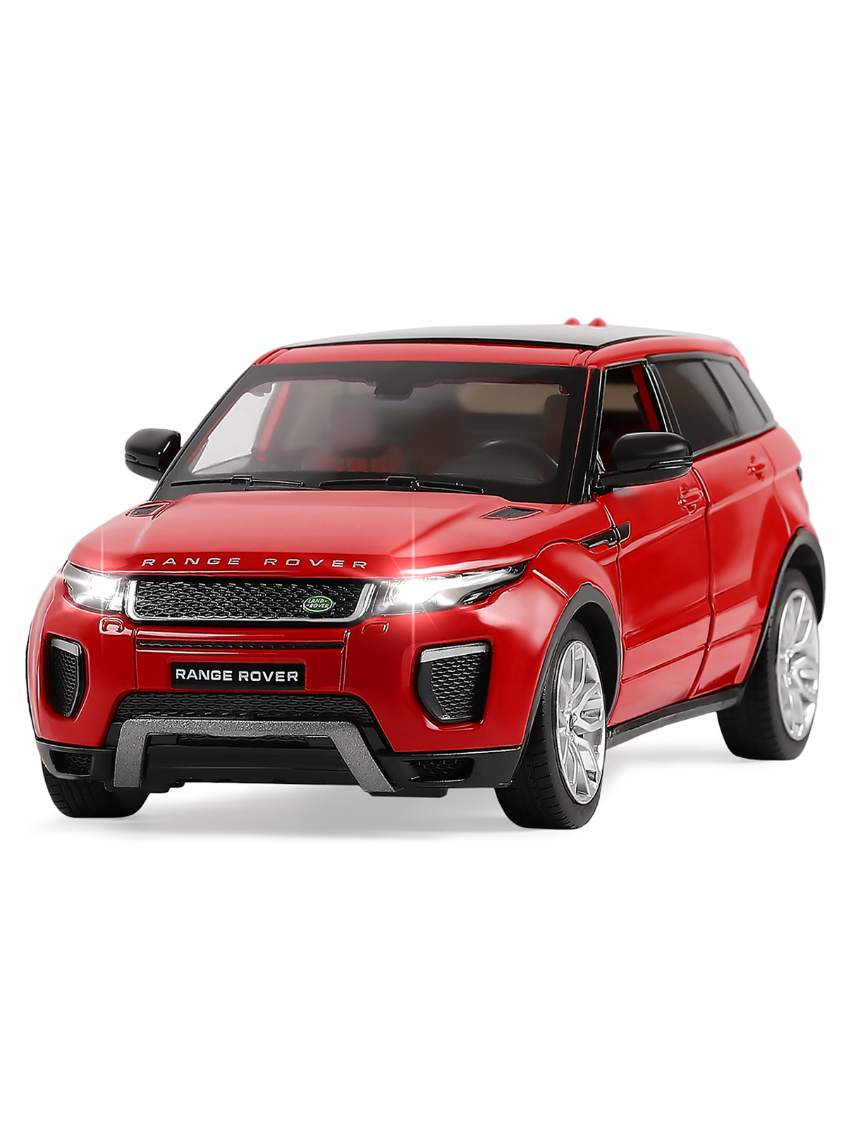 Внедорожник АВТОпанорама Land Rover Range Rover Evoque HSE 1:24 красный JB1200120 - фото 11