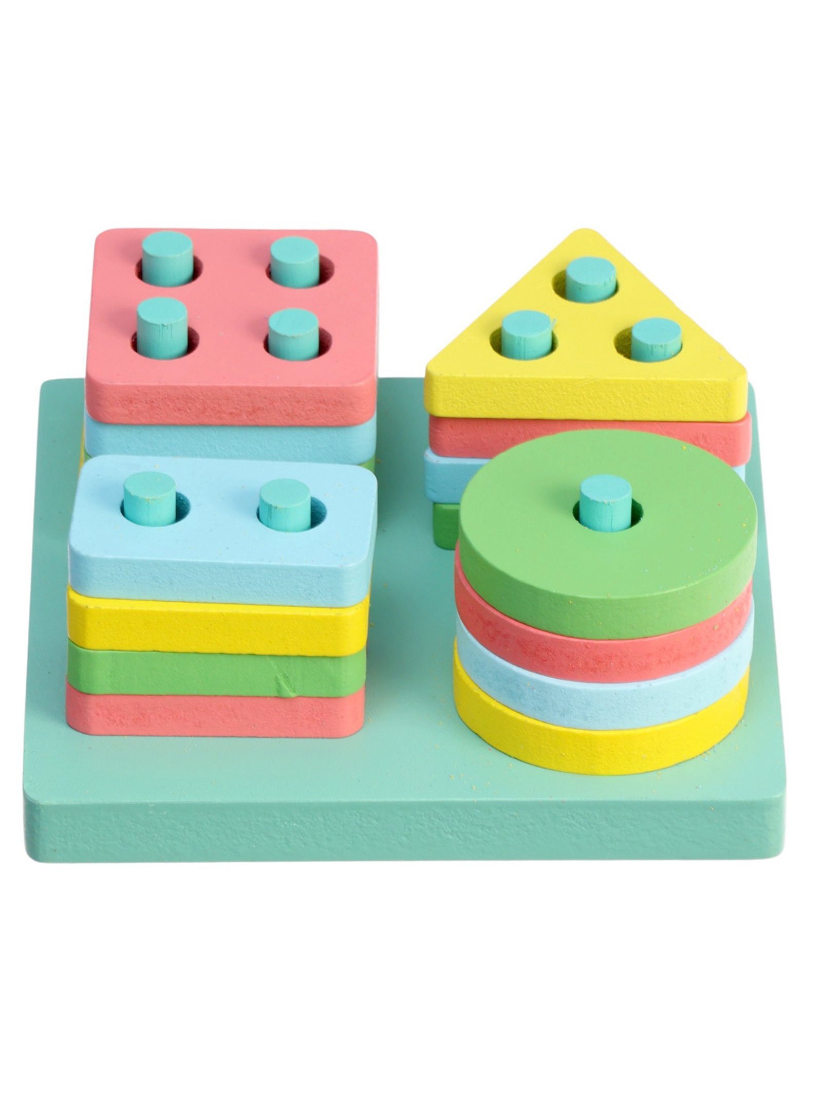 Игрушка Лесная мастерская пирамидка - фото 17