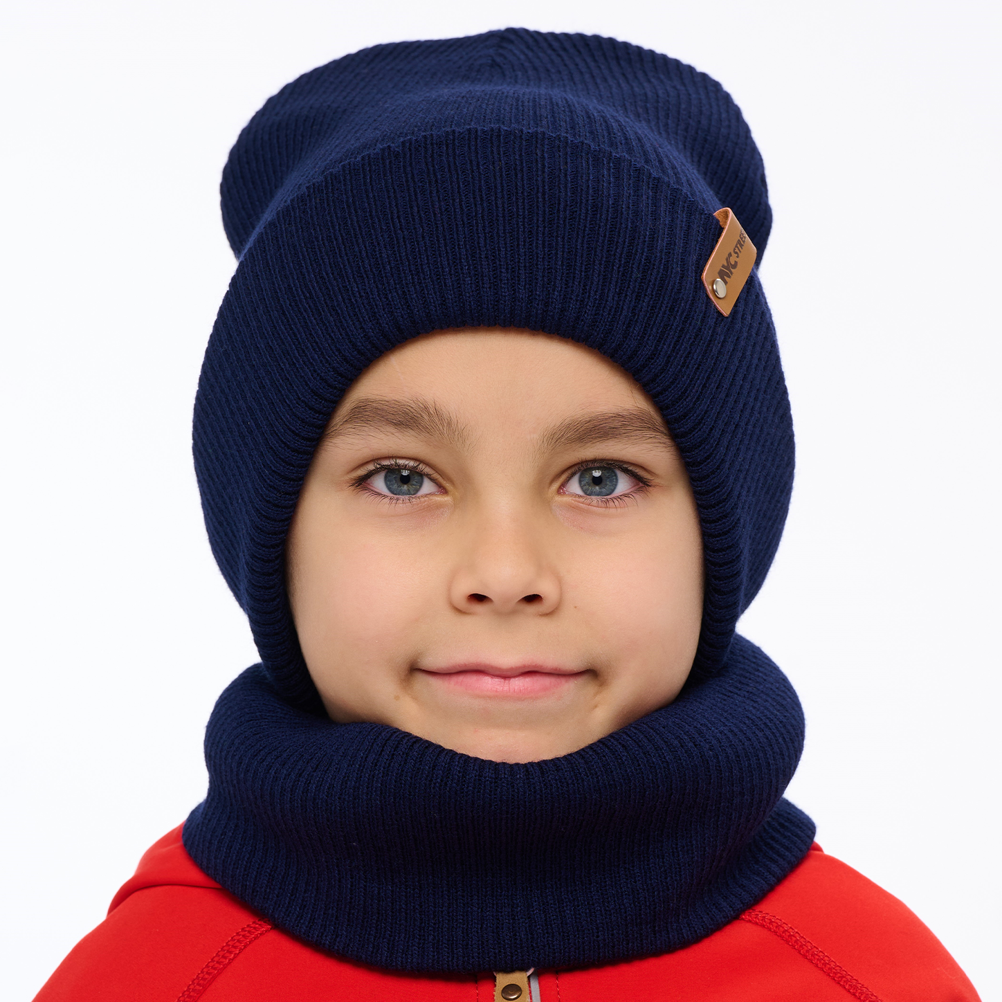 Шапка и снуд KUBRIO KU-H-42-lopataB-Dblue - фото 4