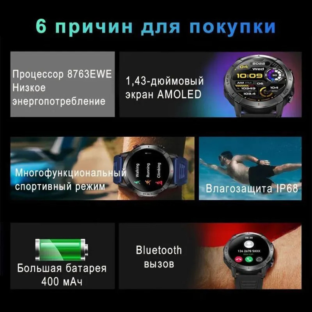 Смарт-часы CheckME Smart CheckME Smart CMSNX10BBL - фото 7