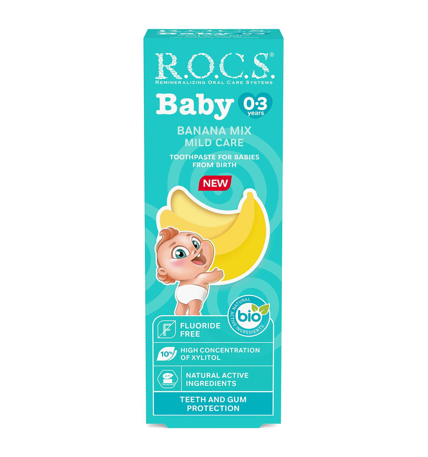 Зубная паста R.O.C.S. без фтора Банановый микс - фото 10