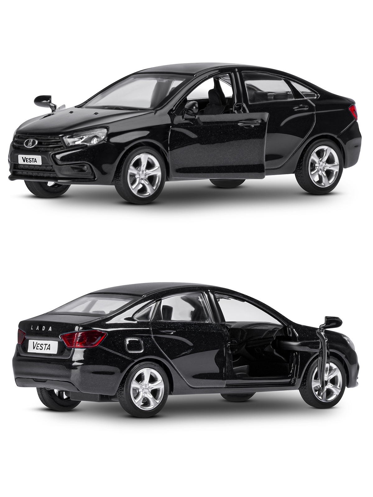 Автомобиль АВТОпанорама LADA Vesta 1:43 JB1251617 - фото 9
