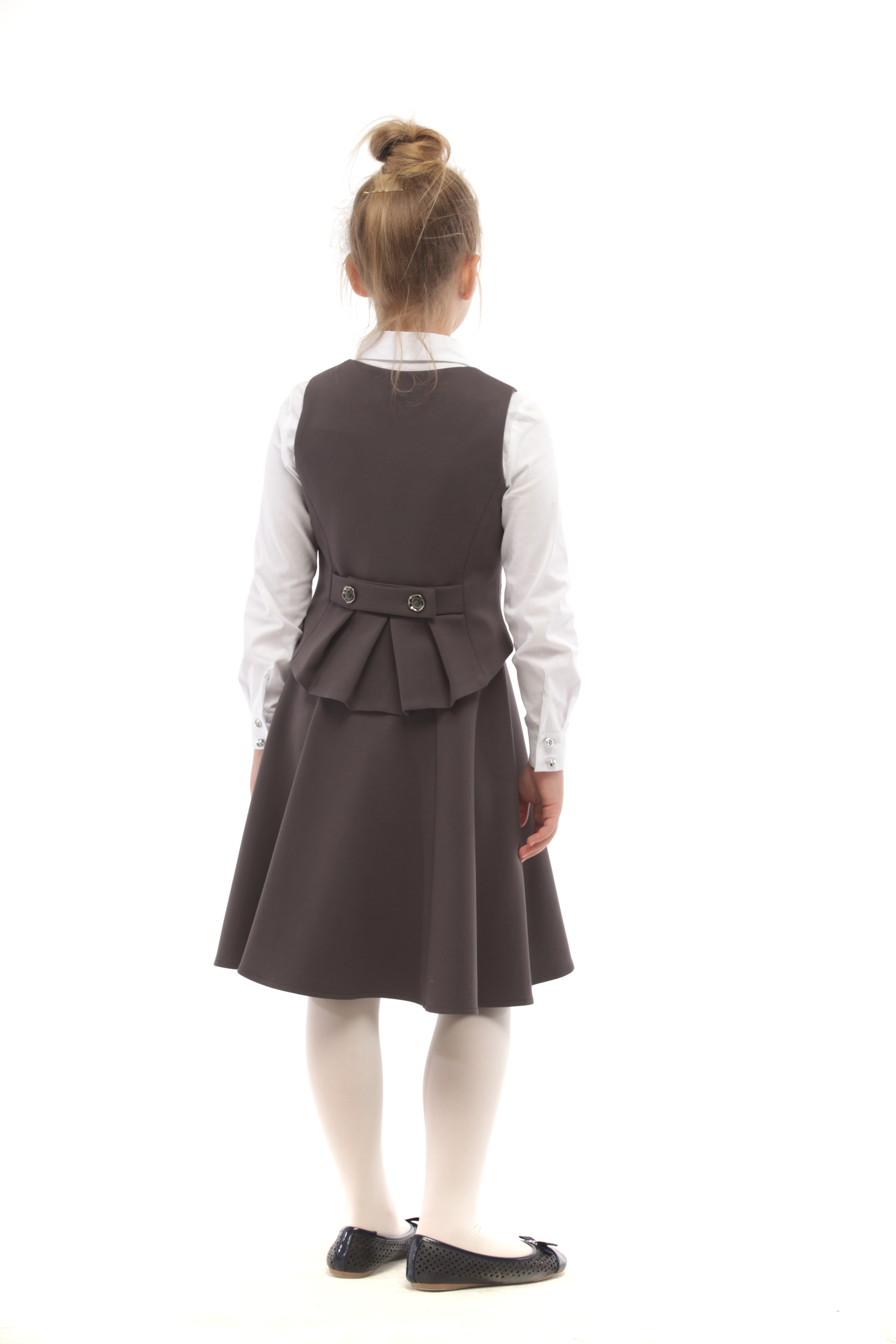 Юбка Stylish AMADEO AS-073-серый - фото 2