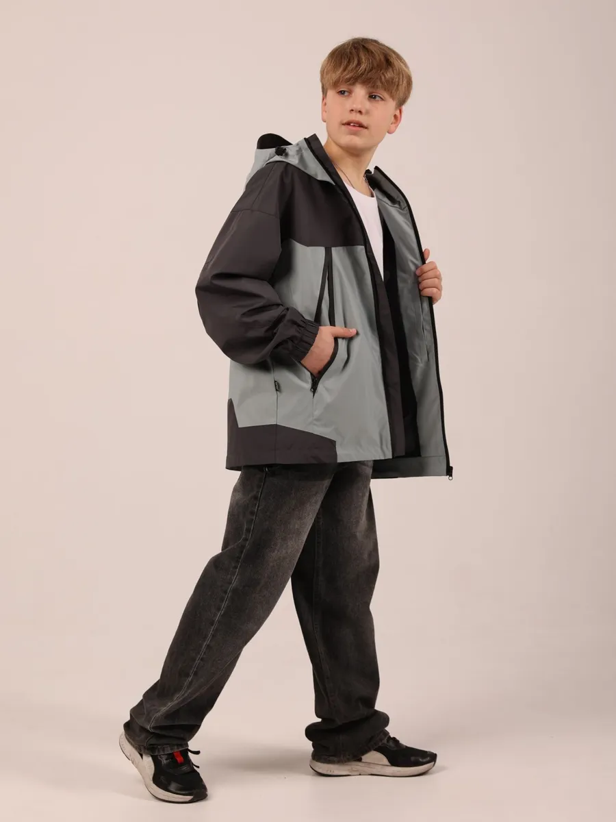 Ветровка Аврора 946-полынь/графит - фото 1