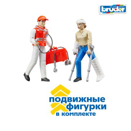 Игровой набор Bruder Скорая помощь с аксессуарами