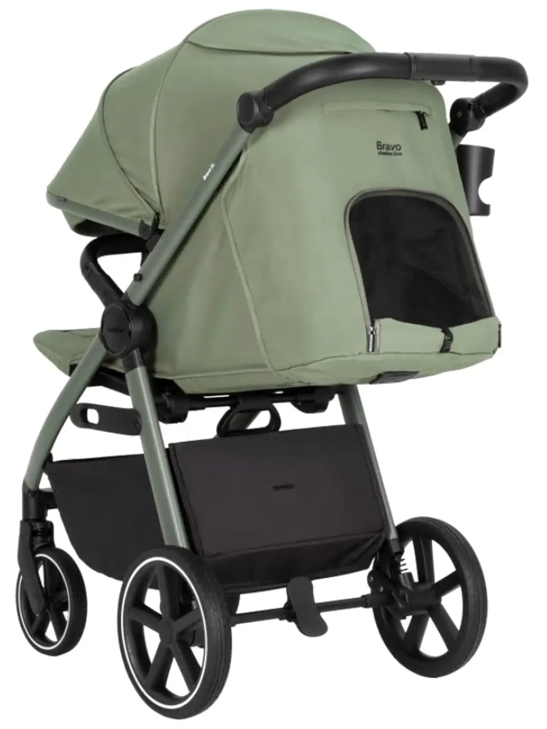 Коляска прогулочная Carrello Bravo SL Deluxe CRL-5520 зеленый - фото 3