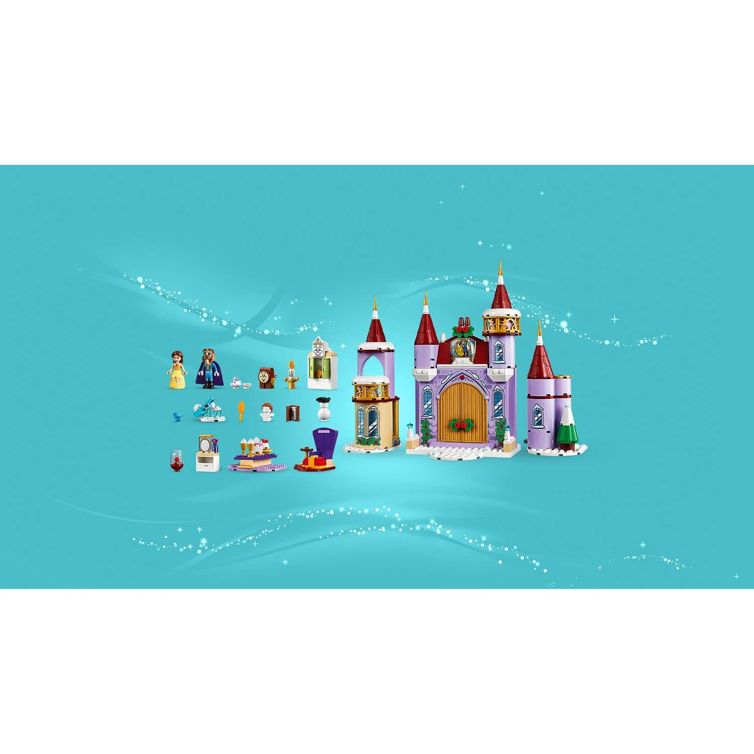 Конструктор LEGO Disney Princess Зимний праздник в замке Белль блочный - фото 12