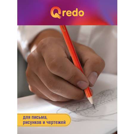 Карандаши чернографитные Qredo 12 шт.
