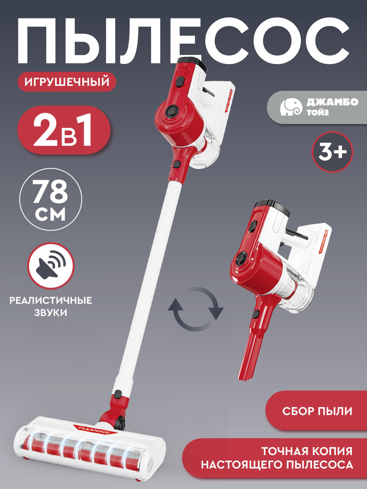 Игрушка AMORE BELLO пылесос - фото 1