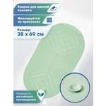 Коврик для ванной VILINA мятный 0.38 x 0.68 см 1 шт.