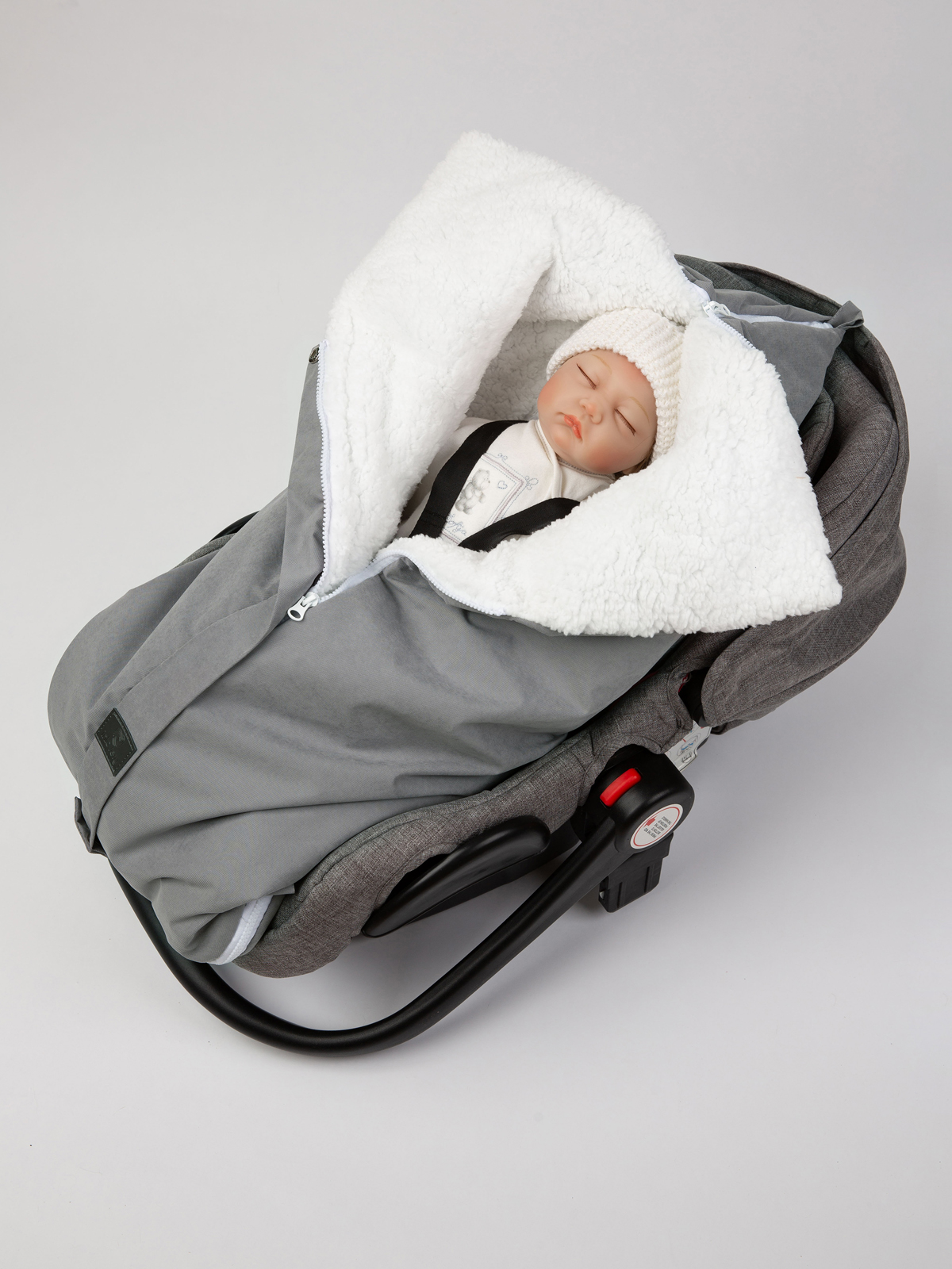 Конверт в коляску inlovery Нортес серый - фото 14